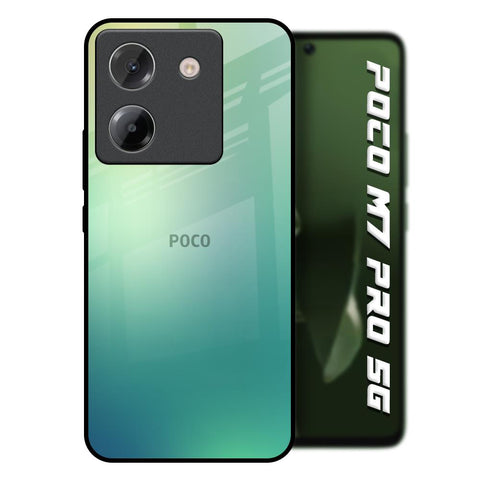 Dusty Green Poco M7 Pro 5G Glass Back Cover Online