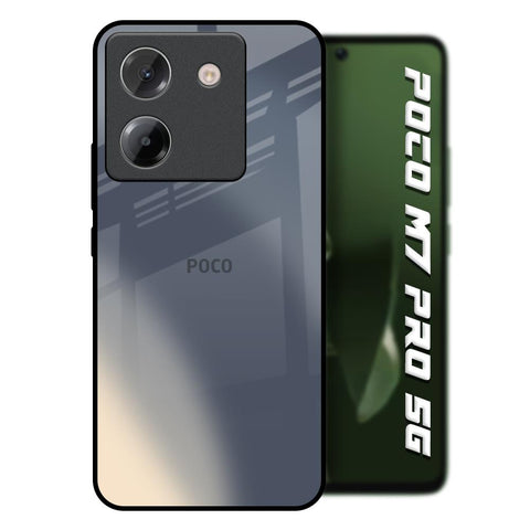 Metallic Gradient Poco M7 Pro 5G Glass Back Cover Online