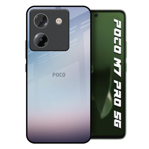 Light Sky Texture Poco M7 Pro 5G Glass Back Cover Online