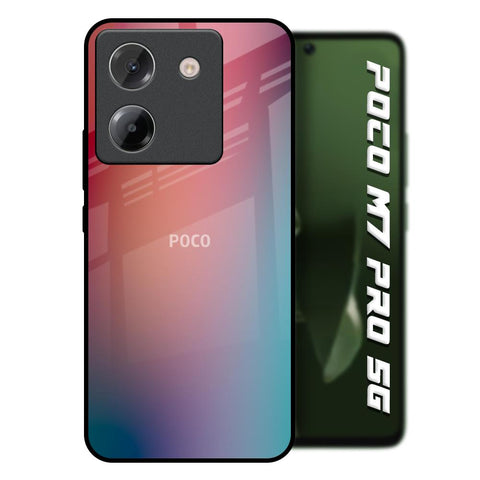 Dusty Multi Gradient Poco M7 Pro 5G Glass Back Cover Online