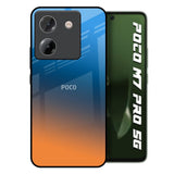 Sunset Of Ocean Poco M7 Pro 5G Glass Back Cover Online