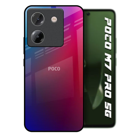 Magical Color Shade Poco M7 Pro 5G Glass Back Cover Online