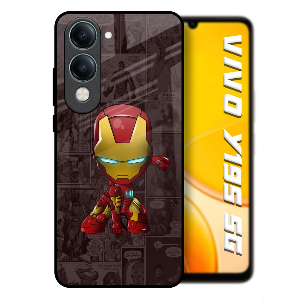 Angry Baby Super Hero Vivo Y19s 5G Glass Back Cover Online