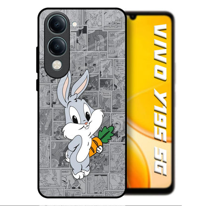 Cute Baby Bunny Vivo Y19s 5G Glass Back Cover Online