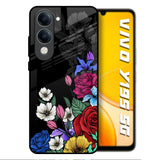Rose Flower Bunch Art Vivo Y19s 5G Glass Back Cover Online