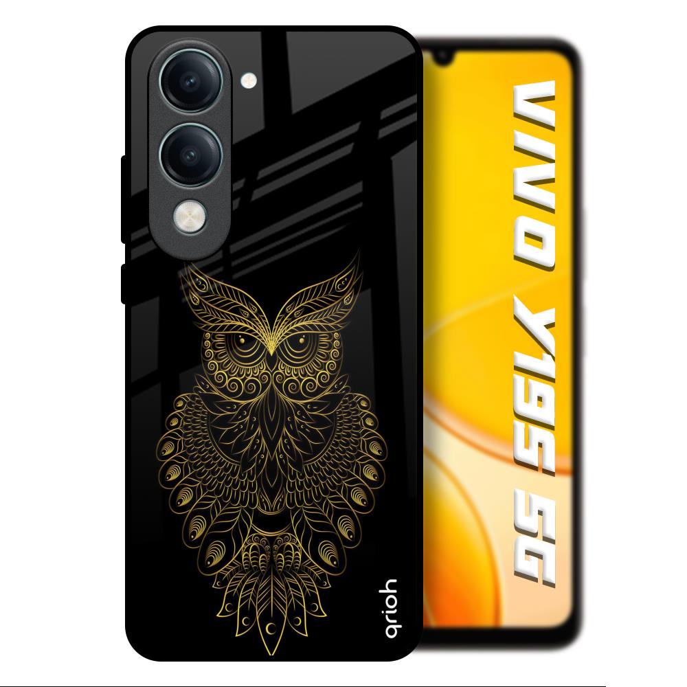 Golden Owl Vivo Y19s 5G Glass Back Cover Online