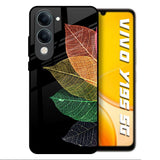 Colorful Leaves Vivo Y19s 5G Glass Back Cover Online