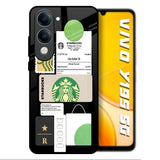 Coffee Latte Vivo Y19s 5G Glass Back Cover Online