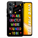 Magical Words Vivo Y19s 5G Glass Back Cover Online