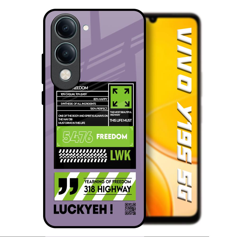 Run & Freedom Vivo Y19s 5G Glass Back Cover Online