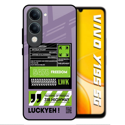 Run & Freedom Vivo Y19s 5G Glass Back Cover Online
