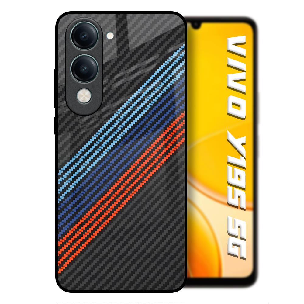 Carbon Inspired Vivo Y19s 5G Glass Back Cover Online