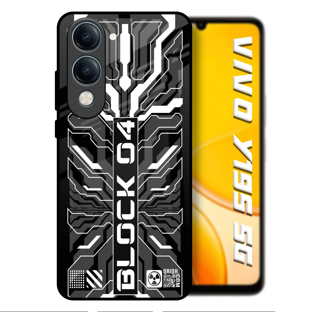 Monochrome Magic Vivo Y19s 5G Glass Back Cover Online