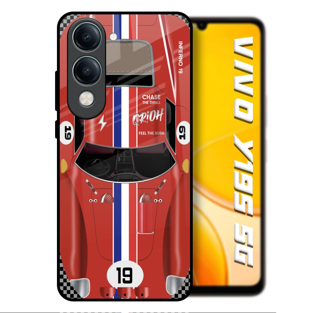 Racing Vintage Vivo Y19s 5G Glass Back Cover Online