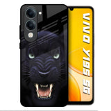 Angry Black Tiger Vivo Y19s 5G Glass Back Cover Online