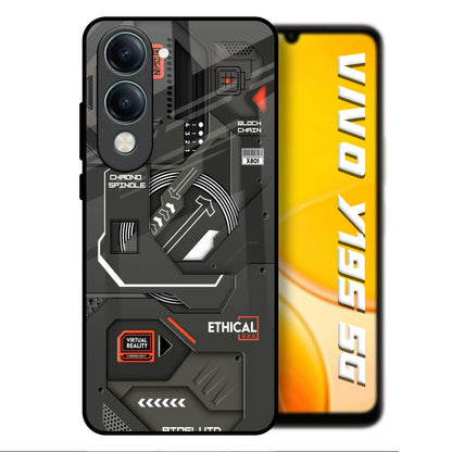 Tech Aesthetics Vivo Y19s 5G Glass Back Cover Online
