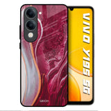 Crimson Ruby Vivo Y19s 5G Glass Back Cover Online