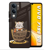 Tea With Kitty Vivo Y19s 5G Glass Back Cover Online