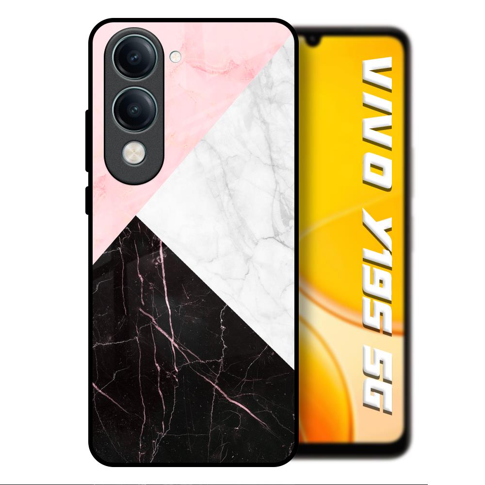 Marble Collage Art Vivo Y19s 5G Glass Back Cover Online