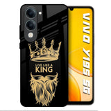King Life Vivo Y19s 5G Glass Back Cover Online