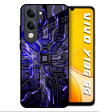 Techno Color Pattern Vivo Y19s 5G Glass Back Cover Online