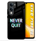 Never Quit Vivo Y19s 5G Glass Back Cover Online