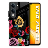 Floral Decorative Vivo Y19s 5G Glass Back Cover Online