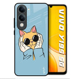 Adorable Cute Kitty Vivo Y19s 5G Glass Back Cover Online