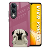 Funny Pug Face Vivo Y19s 5G Glass Back Cover Online