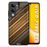 Diagonal Slash Pattern Vivo Y19s 5G Glass Back Cover Online