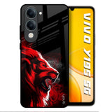 Red Angry Lion Vivo Y19s 5G Glass Back Cover Online
