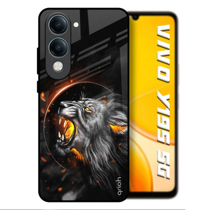 Aggressive Lion Vivo Y19s 5G Glass Back Cover Online
