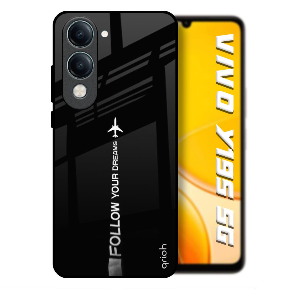 Follow Your Dreams Vivo Y19s 5G Glass Back Cover Online