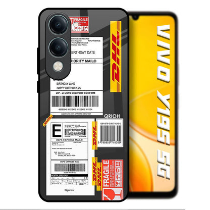 Cool Barcode Label Vivo Y19s 5G Glass Back Cover Online
