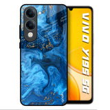 Gold Sprinkle Vivo Y19s 5G Glass Back Cover Online