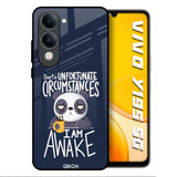 Struggling Panda Vivo Y19s 5G Glass Back Cover Online