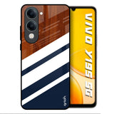 Bold Stripes Vivo Y19s 5G Glass Back Cover Online