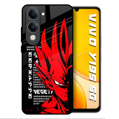 Red Vegeta Vivo Y19s 5G Glass Back Cover Online