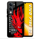 Red Vegeta Vivo Y19s 5G Glass Back Cover Online