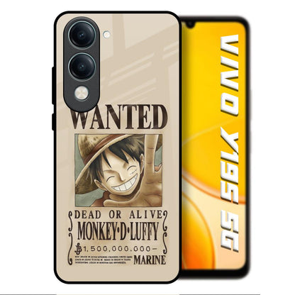 Luffy Wanted Vivo Y19s 5G Glass Back Cover Online