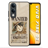 Luffy Wanted Vivo Y19s 5G Glass Back Cover Online