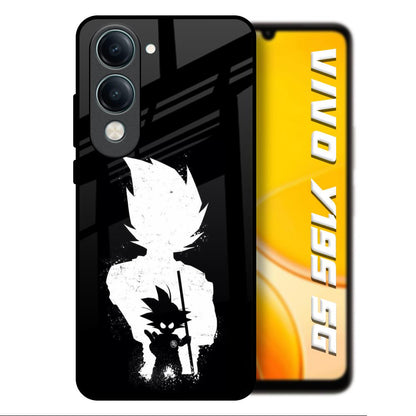 Monochrome Goku Vivo Y19s 5G Glass Back Cover Online