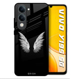 White Angel Wings Vivo Y19s 5G Glass Back Cover Online