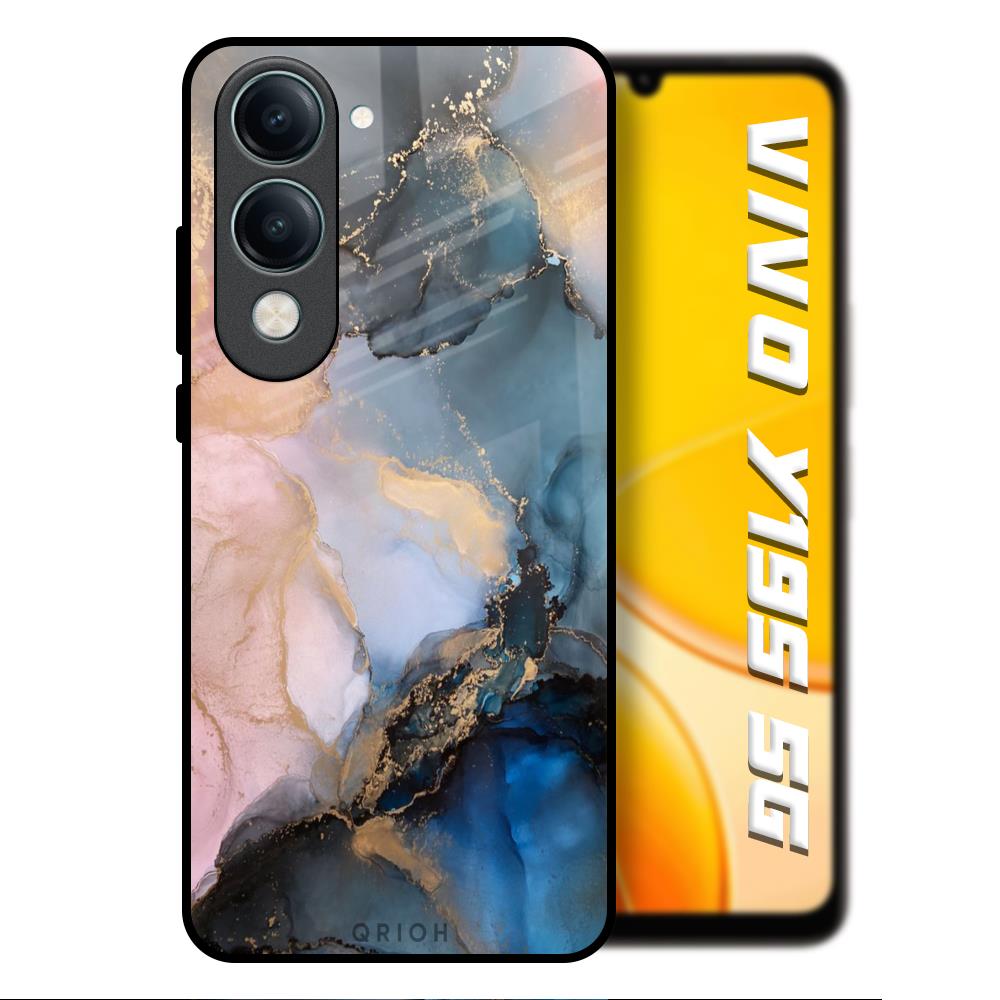 Marble Ink Abstract Vivo Y19s 5G Glass Back Cover Online