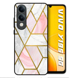 Geometrical Marble Vivo Y19s 5G Glass Back Cover Online