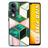 Seamless Green Marble Vivo Y19s 5G Glass Back Cover Online