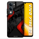 Modern Camo Abstract Vivo Y19s 5G Glass Back Cover Online