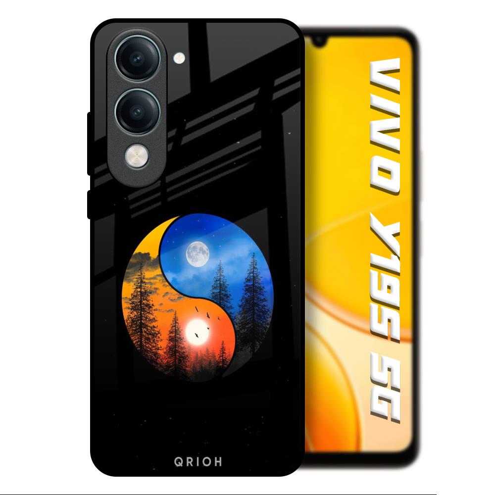 Yin Yang Balance Vivo Y19s 5G Glass Back Cover Online