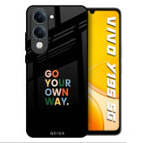 Go Your Own Way Vivo Y19s 5G Glass Back Cover Online