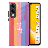 Lucky Abstract Vivo Y19s 5G Glass Back Cover Online